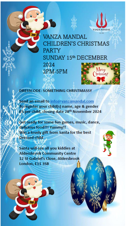Vanza Mandal Childrens Christmas Party
